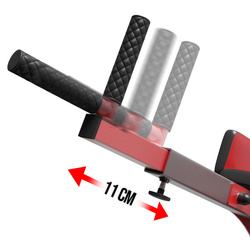 Regulowane poręcze treningowe do ćwiczeń mięśni brzucha DIP KSSL015