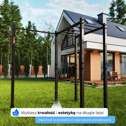 Drabinka POZIOMA zewnętrzna KSOZ009 + DRĄŻEK DO PODCIĄGANIA