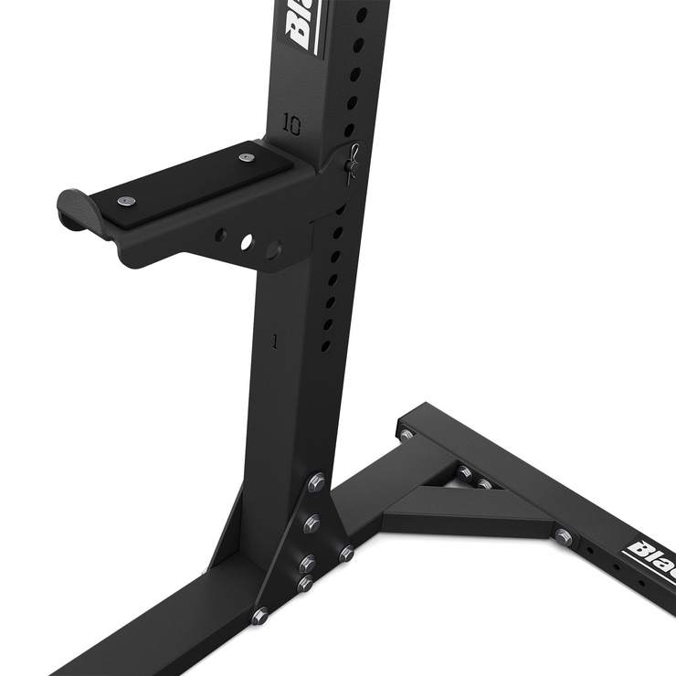 STOJAKI Treningowe POD SZTANGĘ Przysiady z ASEKURACJĄ+ drążek do podciągania 220cm KSG012