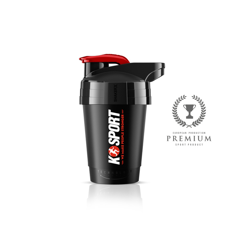 SHAKER 400ml - Circle technology SHK005, Czarny
