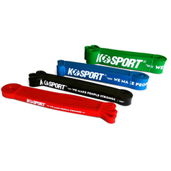 Power Band 3 - Wzmocniona Guma Treningowa K-SPORT CZARNA 12-30 KG