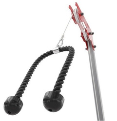 UCHWYT SZNUR DO ATLASU WYCIĄGU DO ĆWICZEŃ TRICEPS 70CM U009