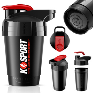 SHAKER 400ml - Circle technology SHK005, Czarny