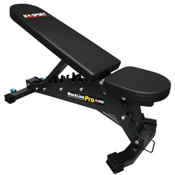 PÓŁPROFESJONALNY Zestaw ŁAWKA + RACK Stojaki do ćwiczeń KSG006