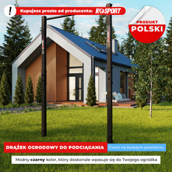 Drążek do ćwiczeń podciągania zewnętrzny OGRODOWY street workout KSOZ001 