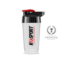 SHAKER 700ml - Circle technology SHK002, Biały/transparentny