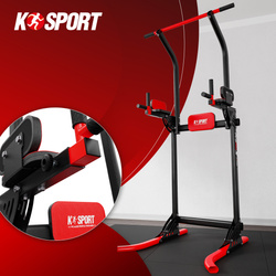 DRĄŻEK+PORĘCZE TRENINGOWE STACJONARNE DO ĆWICZEŃ PODCIĄGANIA MFX005