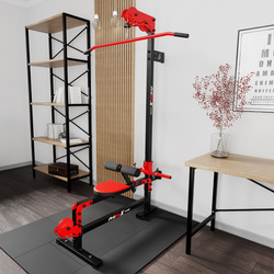 WYCIĄG atlas BRAMA do ĆWICZEŃ ściany GÓRNY DOLNY siedziskiem i blokadą KSSL017/2