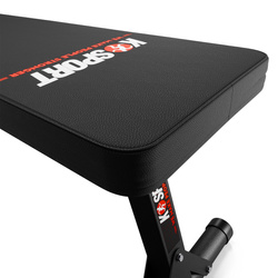 ŁAWKA Treningowa PROSTA składana DO WYCISKANIA, POD SZTANGĘ, MAX 175 KG KSH024