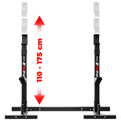 ZESTAW KSSL203 STOJAKI TRENINGOWE DO WYCISKANIA + ŁAWKA REGULOWANA