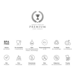 SHAKER 700ml - Circle technology SHK002, Czarny