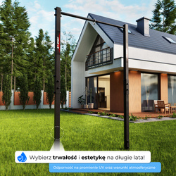 Drążek do ćwiczeń podciągania zewnętrzny OGRODOWY street workout KSOZ001 