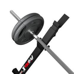 Zestaw KSSL125 Ławka + Stojaki Do Wyciskania | Składana, regulowana + Zestaw sztang + Obciążenia 95kg