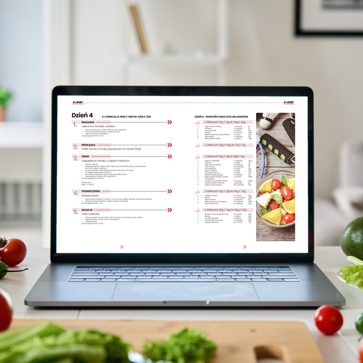 Dieta Jadłospis Na Masę K-Sport 3500 kcal