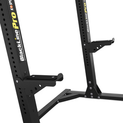 STOJAKI Treningowe POD SZTANGĘ Przysiady z ASEKURACJĄ+ drążek do podciągania  220cm KSG012