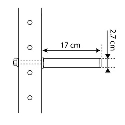 Uchwyt na OBCIĄŻENIE Talerze KSG031 