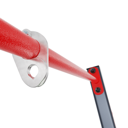 Drążek + Poręcz + Drabinka, zewnętrzny do podciągania uchwyt na worek -plac street workout  KSOZ007