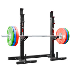 Stojaki treningowe wzmocnione pod sztangę gryf z asekuracją KSSL200