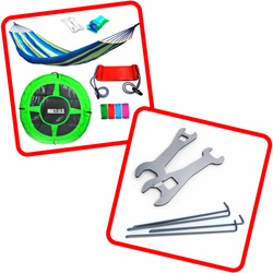 HUŚTAWKA OGRODOWA dla dzieci BOCIANIE GNIAZDO STELAŻ podwójny  KSOZ015