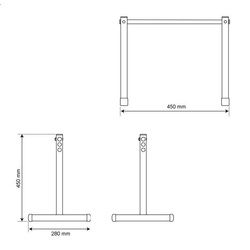 Poręcze do pompek uchwyt do ćwiczeń PARALLETTES KSH009