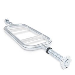 Sztanga kratka z gwintem i zaciskiem gryf młotkowy 27 mm x 86 cm