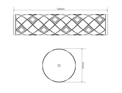 RĄCZKA GUMOWA DO DRĄŻKA K-SPORT (1szt)