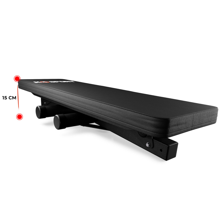 ŁAWKA Treningowa PROSTA składana DO WYCISKANIA, POD SZTANGĘ, MAX 175 KG KSH024