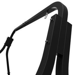 Huśtawka ogrodowa dwuosobowa makramowe siedzisko z poduszką KSOZ028