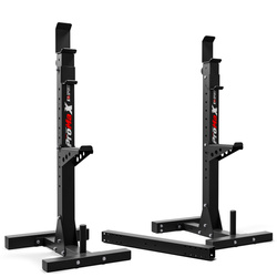 Stojaki treningowe wzmocnione pod sztangę gryf z asekuracją KSSL200