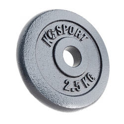 Obciążenie żeliwne talerze krążek 2.5 kg O2.5 K-SPORT
