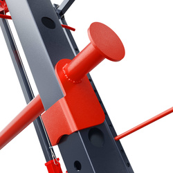 WIELOFUNKCYJNA KLATKA RACK DO ĆWICZEŃ KSSL025/2 Z WYCIĄGIEM 