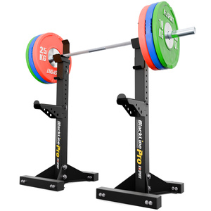  Wzmocnione regulowane stojaki treningowe KSG017 do ćwiczeń z ławką, sztangą i gryfem