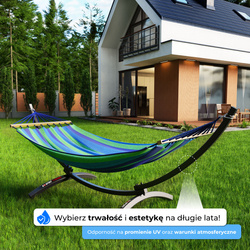 STELAŻ STALOWY hamaka KSOZ017 OCYNKOWANY OGRODOWY