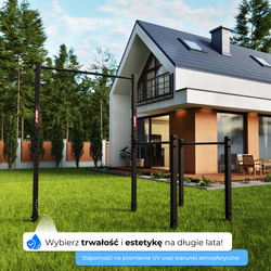 Drążek+poręcz do podciągania Zewnętrzny Ogrodowy-street workout KSOZ003