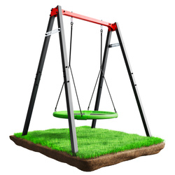 HUŚTAWKA OGRODOWA dla dzieci BOCIANIE GNIAZDO STELAŻ  KSOZ016 MAX FUN