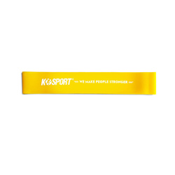 Power Band Mini - Guma Treningowa do ćwiczeń mobility ŻÓŁTA K-SPORT