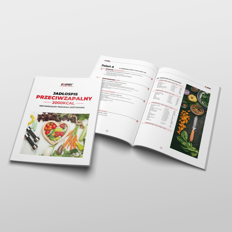 Dieta Jadłospis Przeciwzapalny K-Sport 2000 KCAL