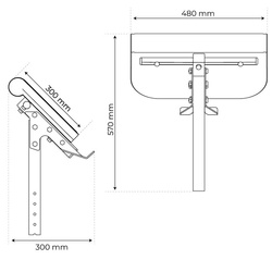Modlitewnik do ćwiczeń ławek z asekuracją KSSL013/2