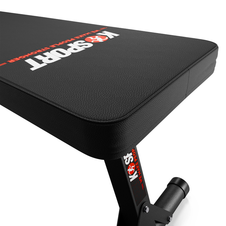 ŁAWKA Treningowa PROSTA składana DO WYCISKANIA, POD SZTANGĘ, MAX 175 KG KSH024