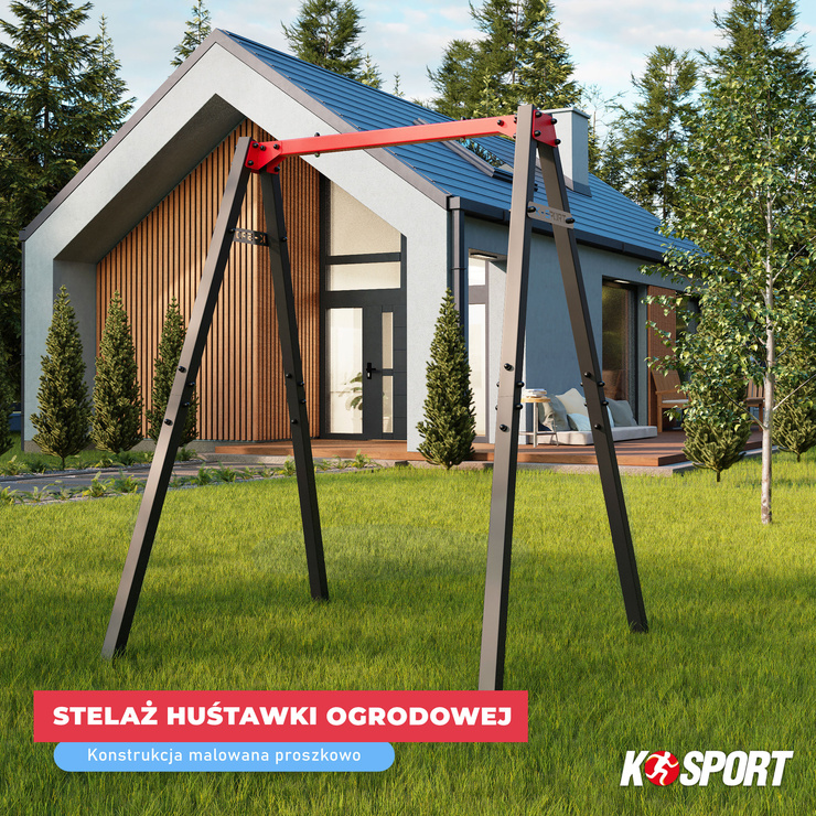 Huśtawka Ogrodowa STELAŻ Bocianie gniazdo KSOZ016 K-SPORT