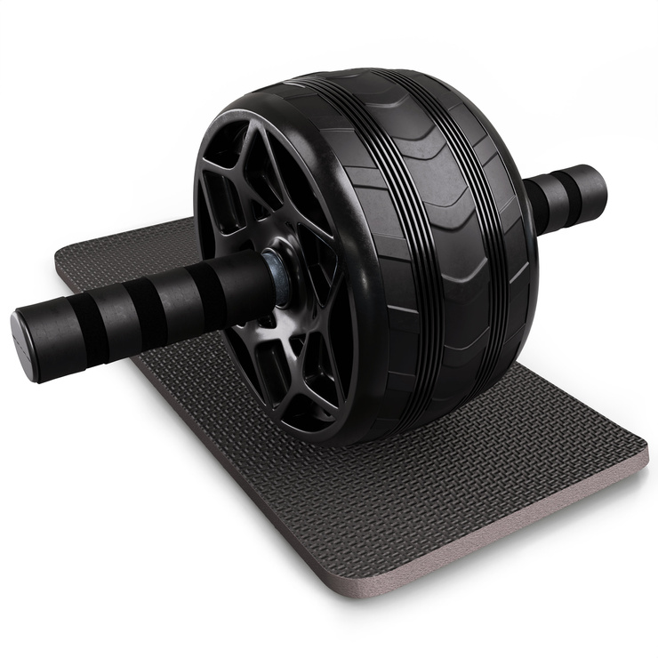 KÓŁKO ROLLER DO ĆWICZEŃ MIĘŚNI BRZUCHA ABS WHEEL ROZCIĄGANIE ROLOWANIE  