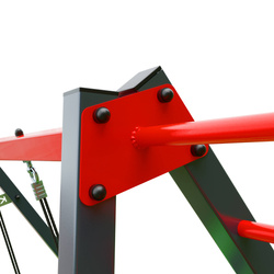 Huśtawka ogrodowa dla dzieci bocianie gniazdo z drabinką KSOZ016D