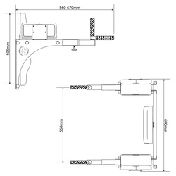 Regulowane poręcze treningowe do ćwiczeń mięśni brzucha DIP KSSL015