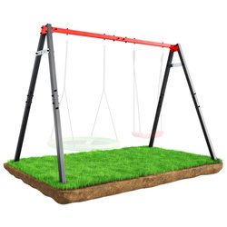 HUŚTAWKA OGRODOWA dla dzieci BOCIANIE GNIAZDO STELAŻ podwójny  KSOZ015