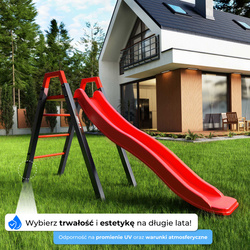 Zjeżdżalnia ogrodowa modułowy metalowy plac zabaw dla dzieci KSOZ013S
