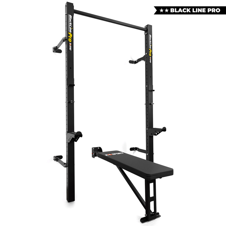 ZESTAW SKŁADANY KSG014 ŁAWKA + RACK STOJAKI DO WYCISKANIA
